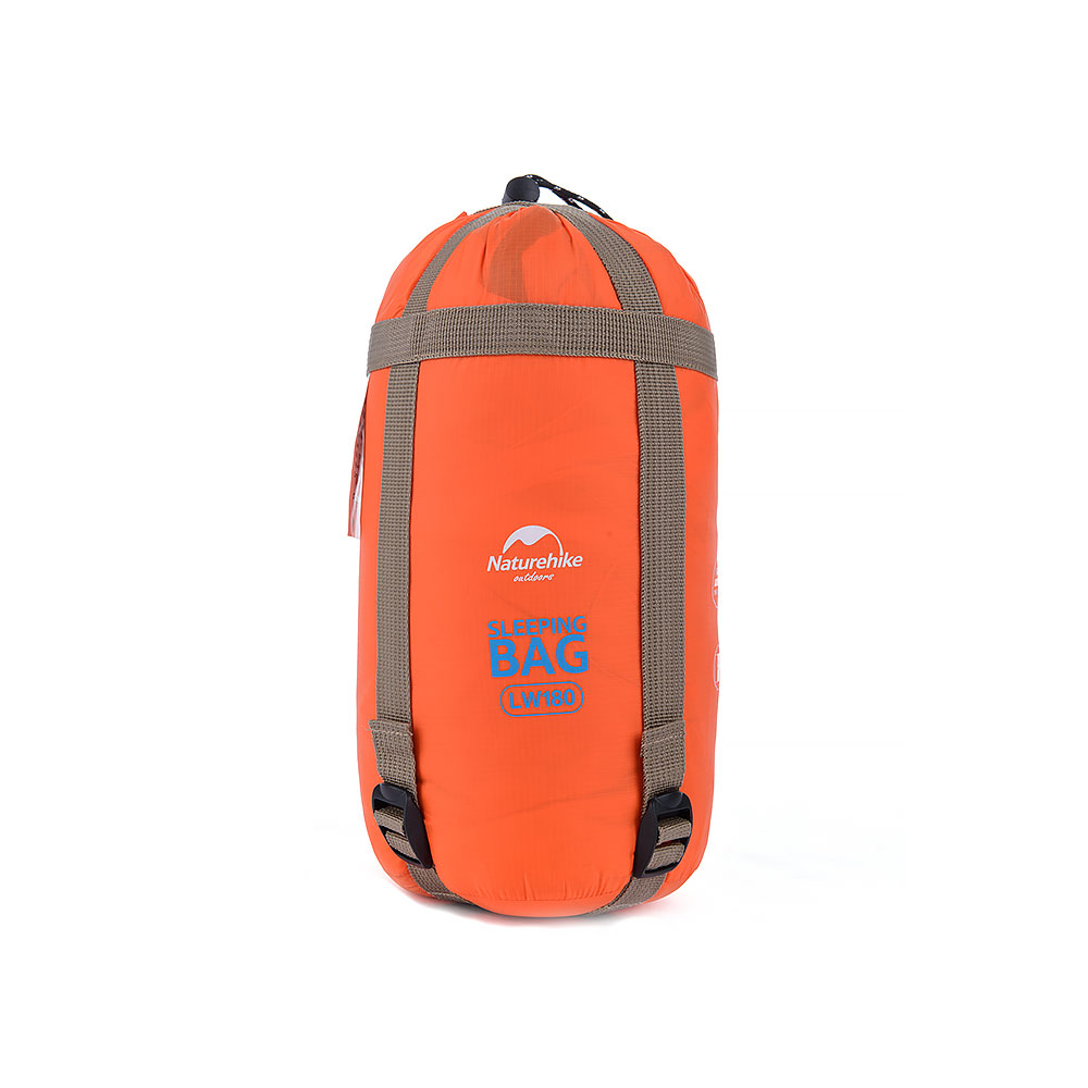 Спальный мешок Naturehike Mini ultralight LW-180 (NH21MSD09 Оранжевый 190 R)